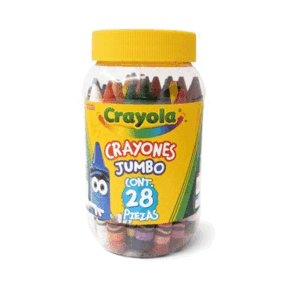 CERAS CRAYOLA JUMBO BOTE 28 UDS