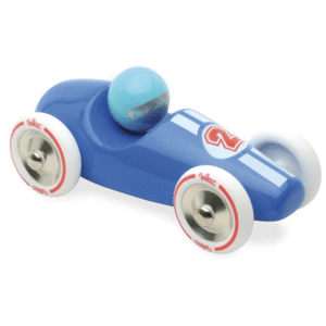 BLUE LARGE RACE CAR