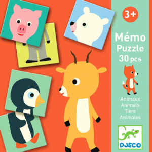ANIMALES MEMO PUZZLE DJECO