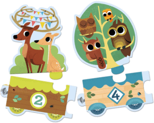 EDUCATIVOS CONTAR PUZZLE DE 20 PIEZAS DJECO