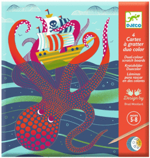 CUADROS PARA RASCAR ENCIMA Y DEBAJO DJECO