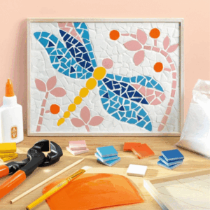 MANUALIDADES Y ARTE ATELIER 72 MOSAICO - KIT DE MOSAICO CON LIBÉLULA DJECO