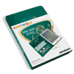 MINI PIZARRA KIDYDRAW - ANIMALS AROUND THE WORLD