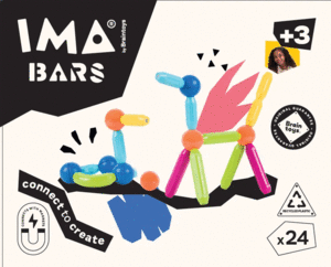 IMA BARS BRAINTOYS IMANIX 24 PIEZAS TOP TOYS