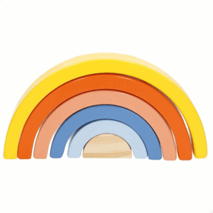 ARCOIRIS MADERA 6 PIEZAS 18X3X9CM WOOMAX