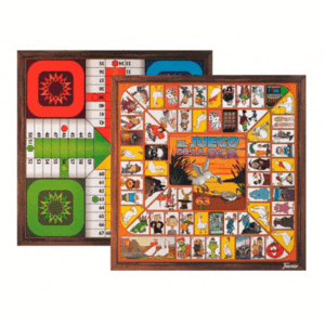 TABLERO GRANDE PARCHIS/OCA 4 JUGADORES 40X40CM