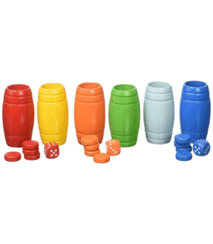 ACCESORIOS OCA PARCHIS EN MADERA 6 JUGADORES