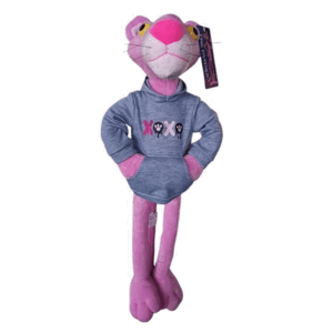 PELUCHE PANTERA ROSA CON SUDADERA 50 CM