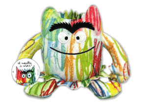 MONSTRUO DE COLORES PELUCHE MULTICOLOR (15 CM)