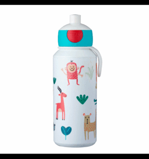BOTELLA CAMPUS POP-UP 400 ML ANIMAL FRIENDS - MEPAL