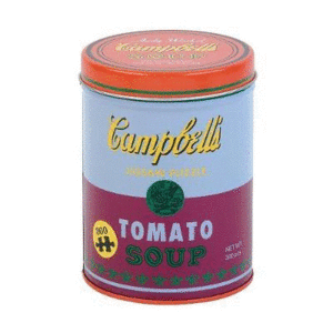 ANDY WARHOL SOUP CAN RED VIOLET 300 PIECE PUZZLE